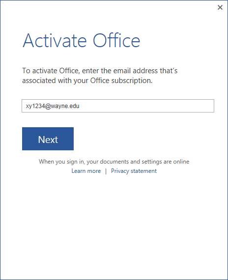 office keeps asking to activate