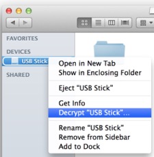 encrypt usb drive for mac and windows without need for administrative privileges