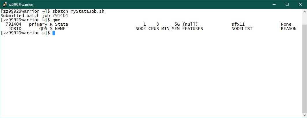 use stata mp on hpc