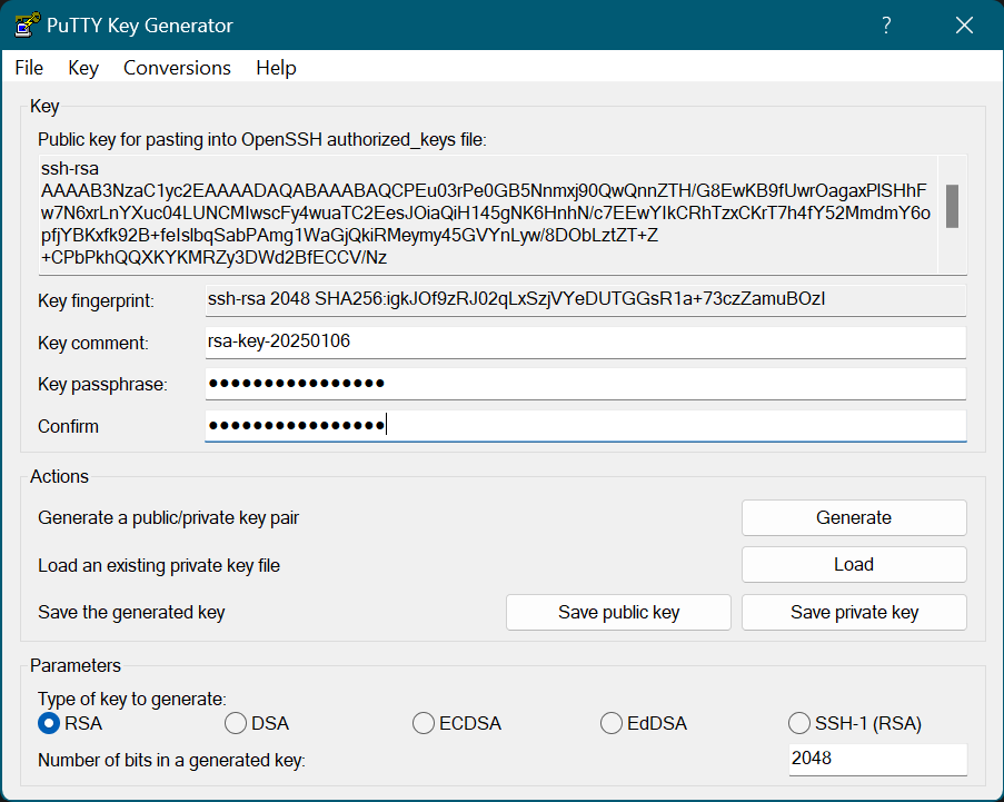 ssh copy id with putty