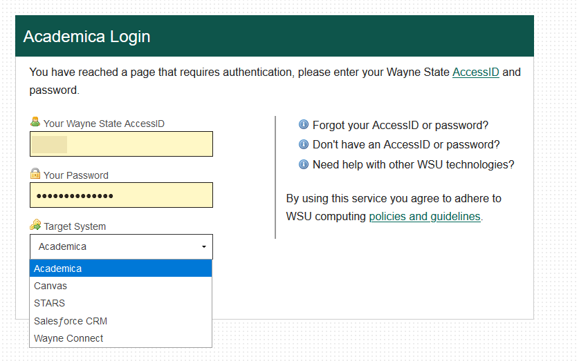 Single Sign-On Login